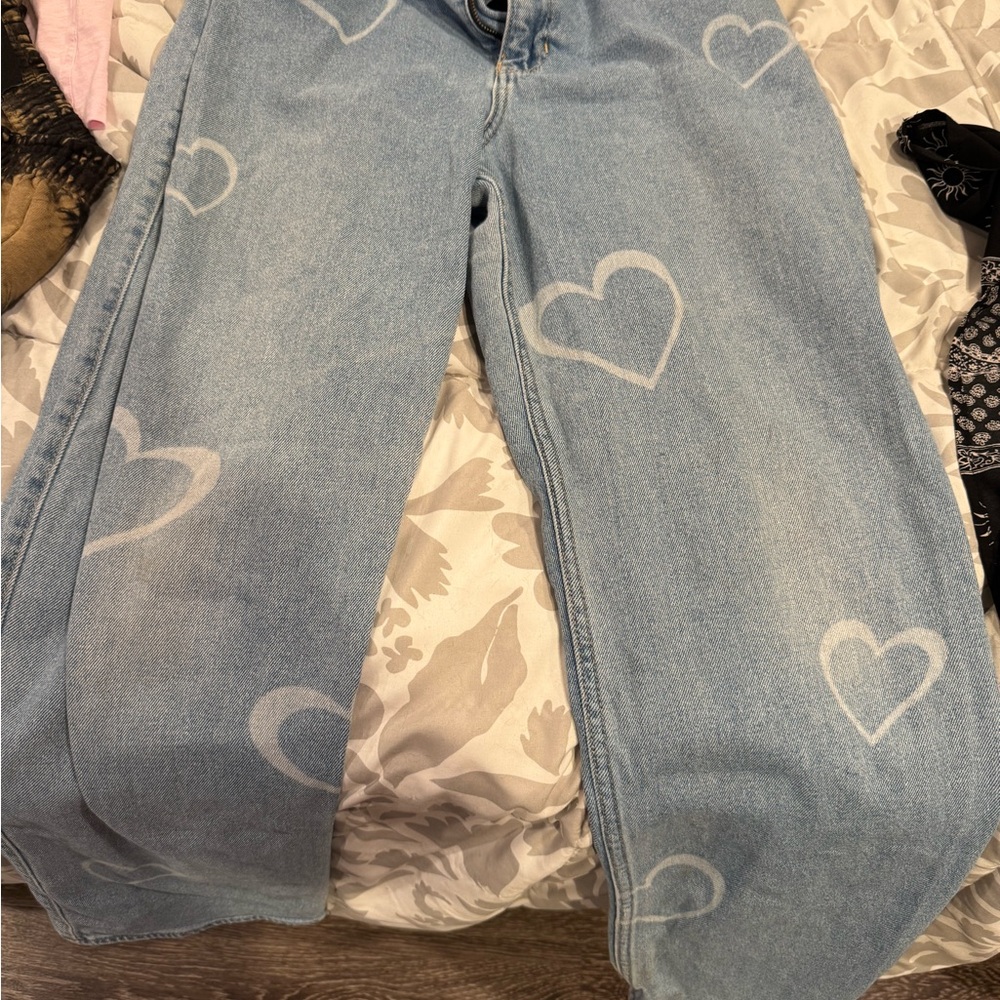 Hollister Light Heart Dad Jeans 7R